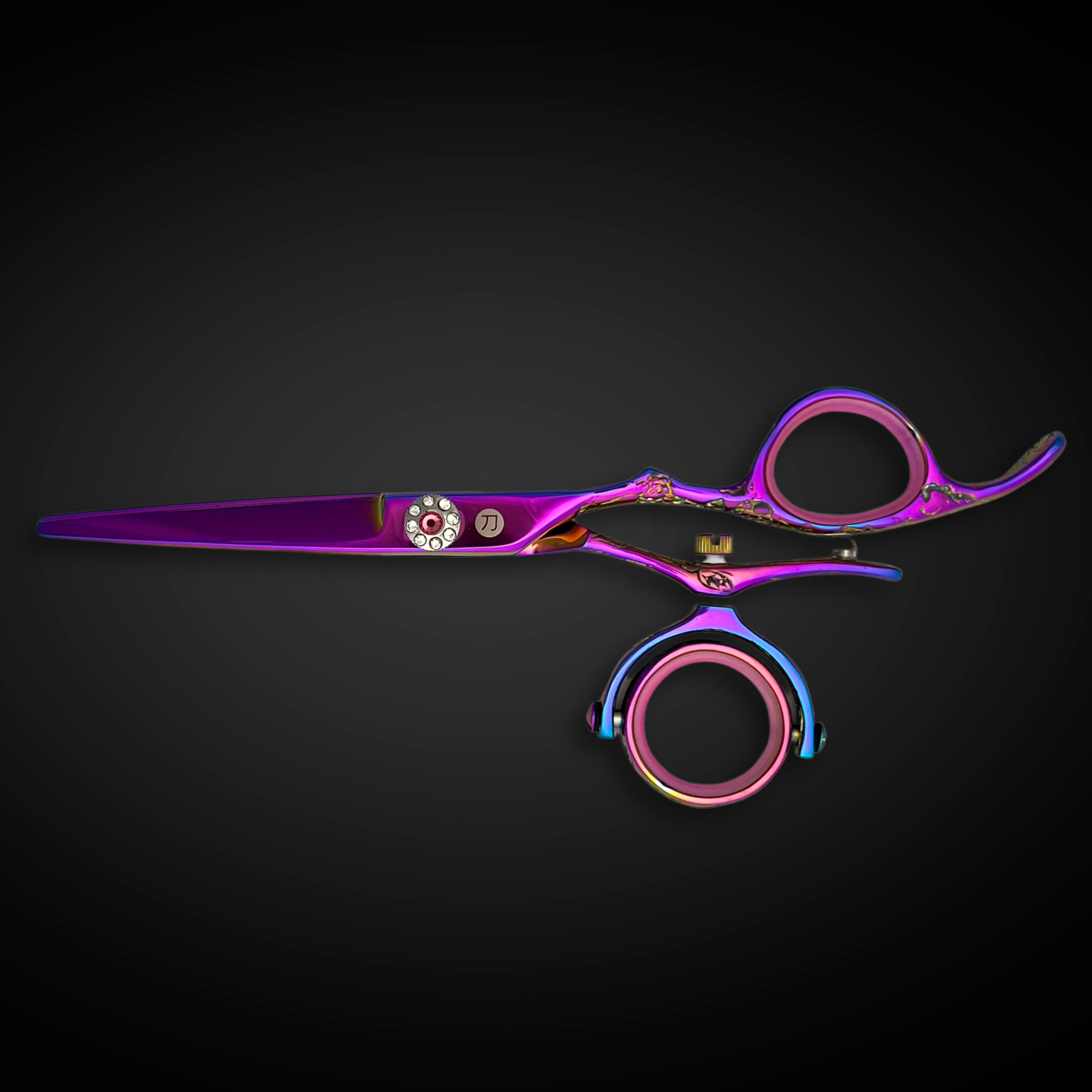 Swivel Kohana Pink Hair Shears Set (Hair Cutting and Thinning Shears)