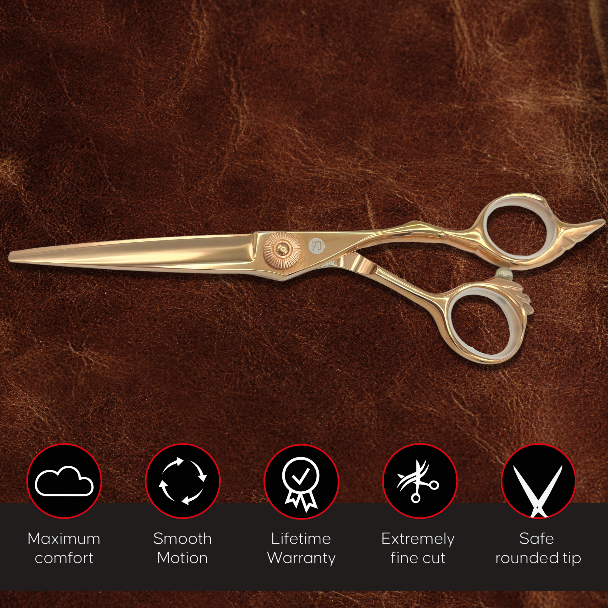 Tsuru Hair Cutting Shears/Scissors (Gold or Steel)